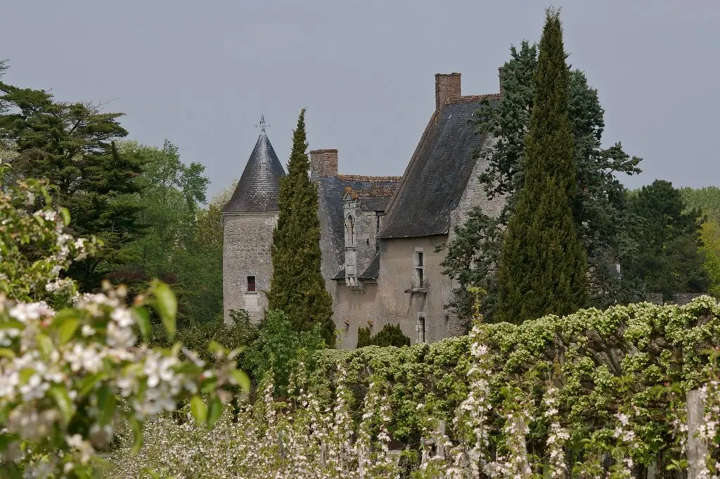 Manoir de Fontenay à Lignières de Touraine (Indre-et-Loire).