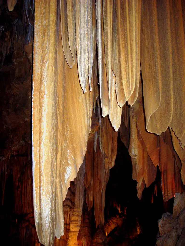 Drapes of Stone, Luray Caverns, Virginia