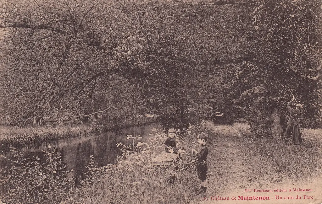 58. Château de Maintenon - Un coin du Parc (c.1910)
