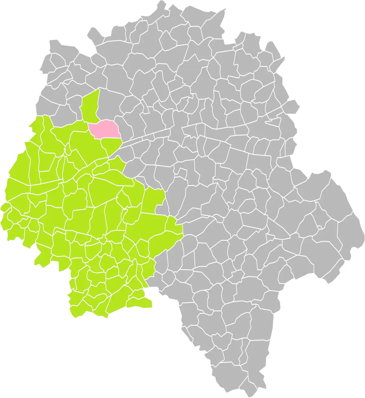 Mazières-de-Touraine (Indre-et-Loire) dans son Arrondissement