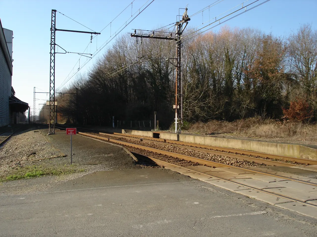 Gare de Montierchaume (36) - Vue générale