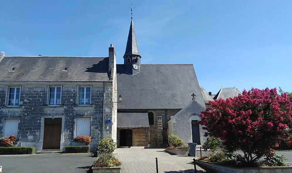 Église presbytère Jallaudeau Parçay-Meslay