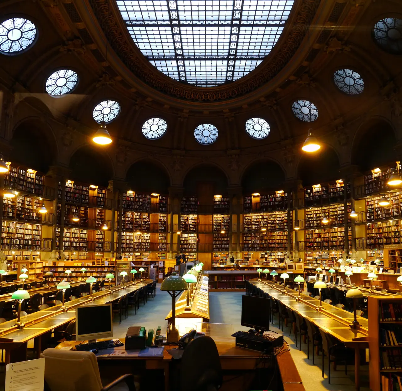 Bibliothèque nationale de France (site Richelieu), Paris - Salle Ovale
