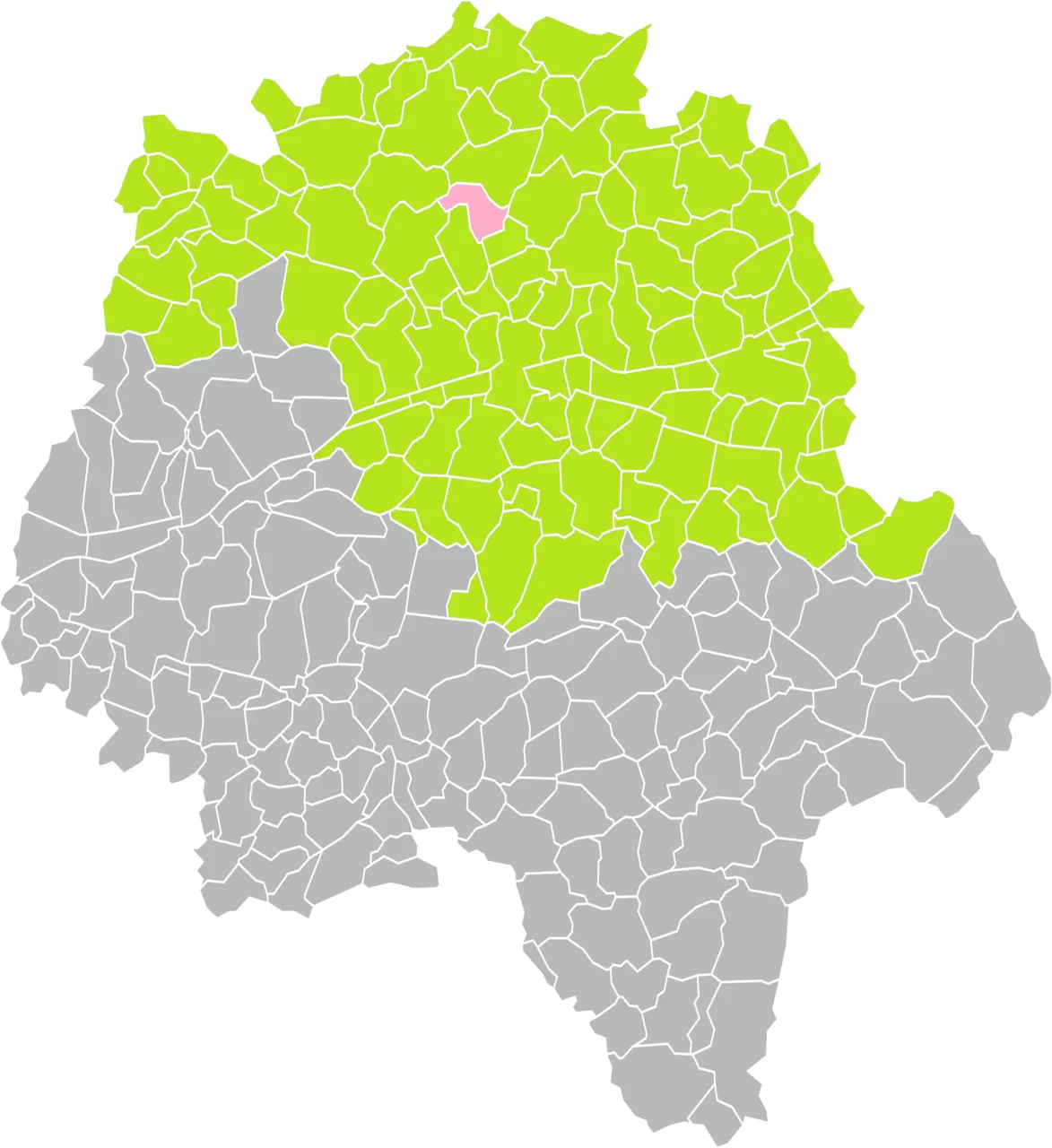 Rouziers-de-Touraine (Indre-et-Loire) dans son Arrondissement