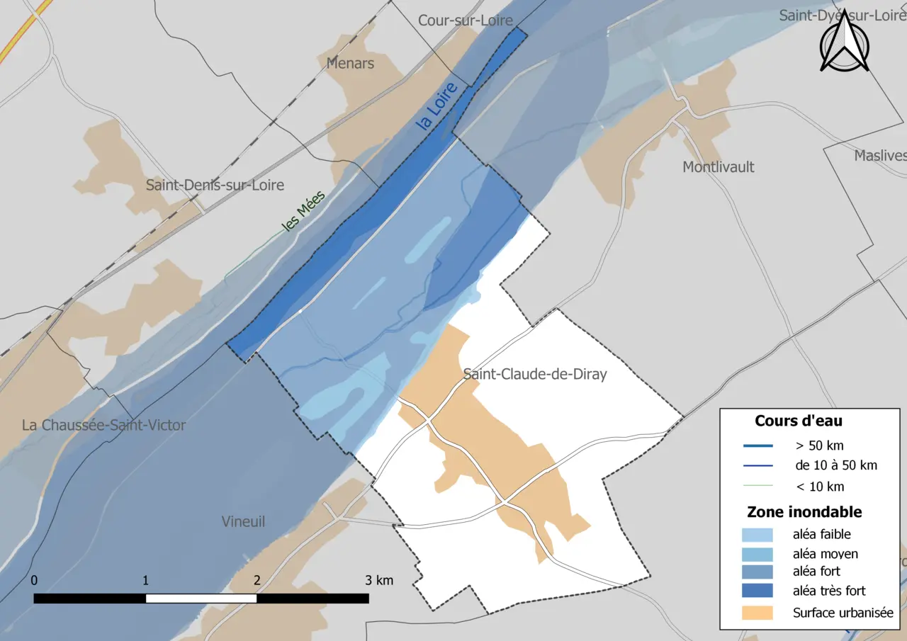 41204-Saint-Claude-de-Diray-Zone inondable