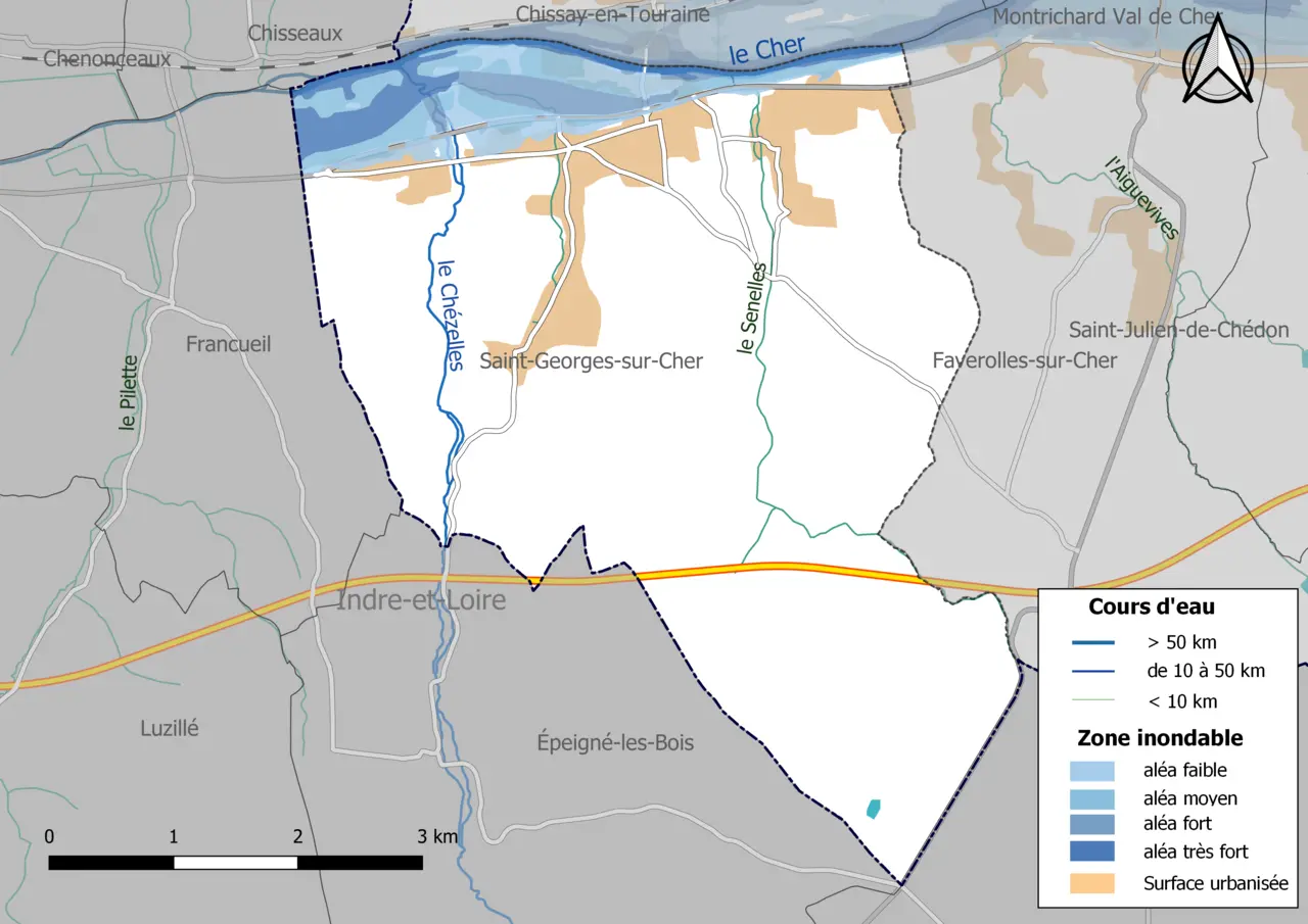 41211-Saint-Georges-sur-Cher-Zone inondable