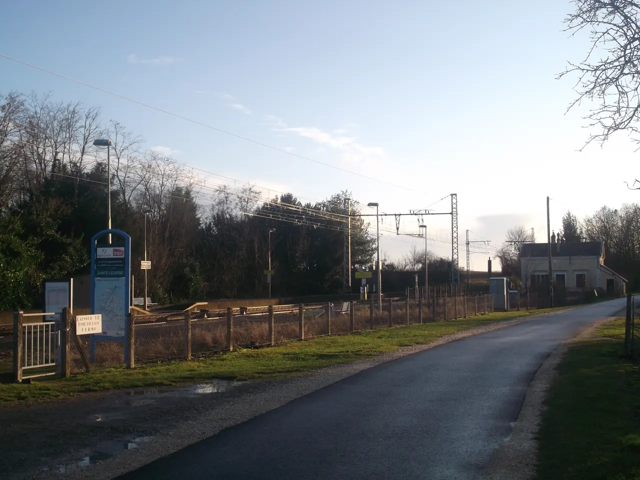 Gare de Sainte-Lizaigne (Indre)