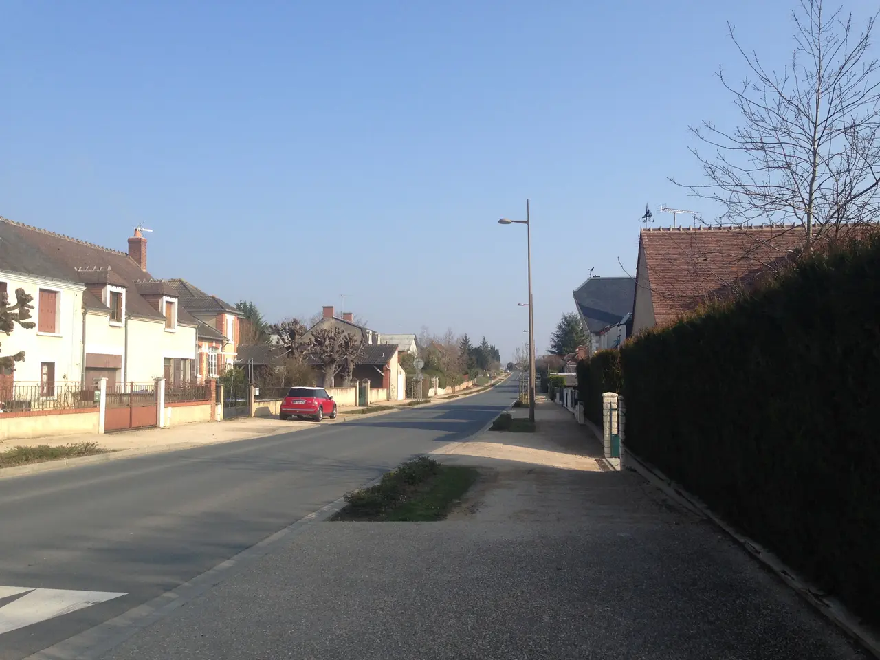 Route de Reuilly à Sainte-Lizaigne