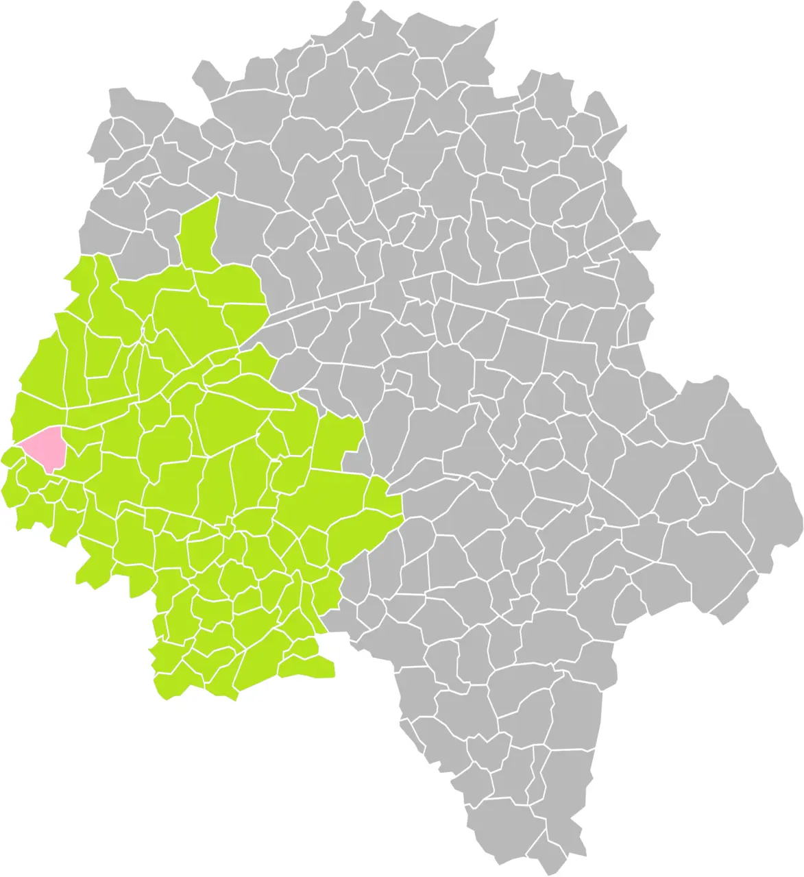 Savigny-en-Véron (Indre-et-Loire) dans son Arrondissement