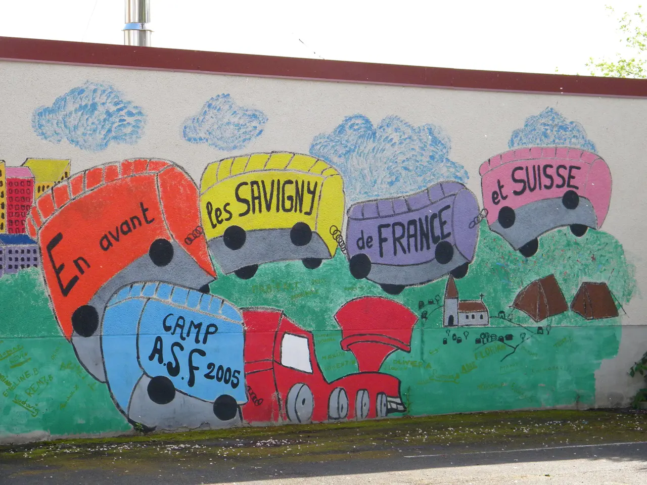 Fresko en Savigny-sur-Braye