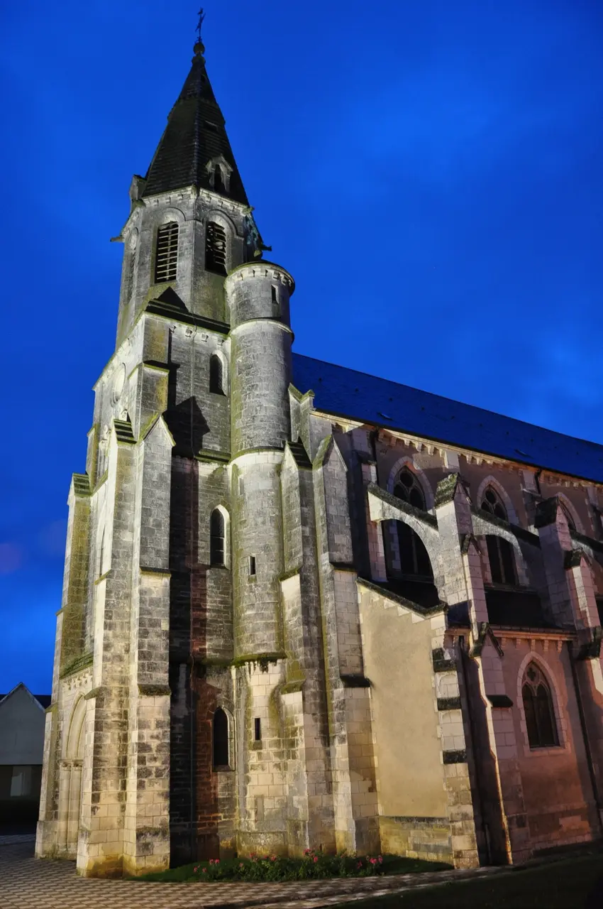 France, Indre, Vatan (6), Église Saint-Laurien