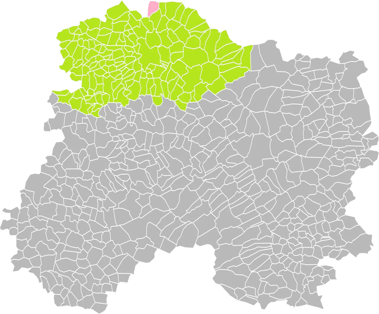 Auménancourt (Marne) dans son Arrondissement