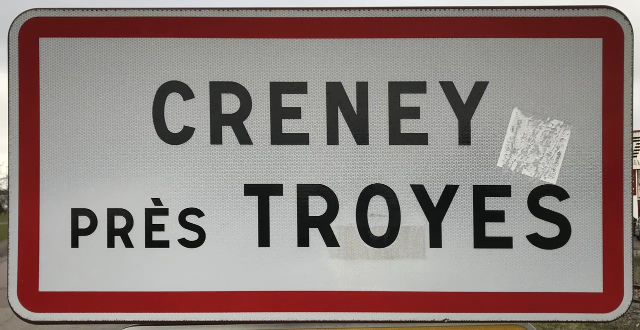 Panneau entrée Creney près Troyes 4