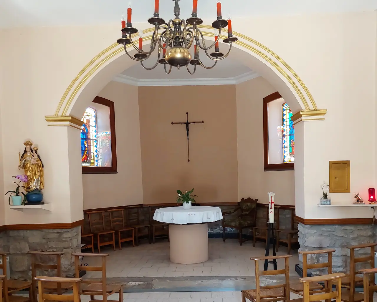 Dinsheim sur Bruche intérieur chapelle de la vierge1
