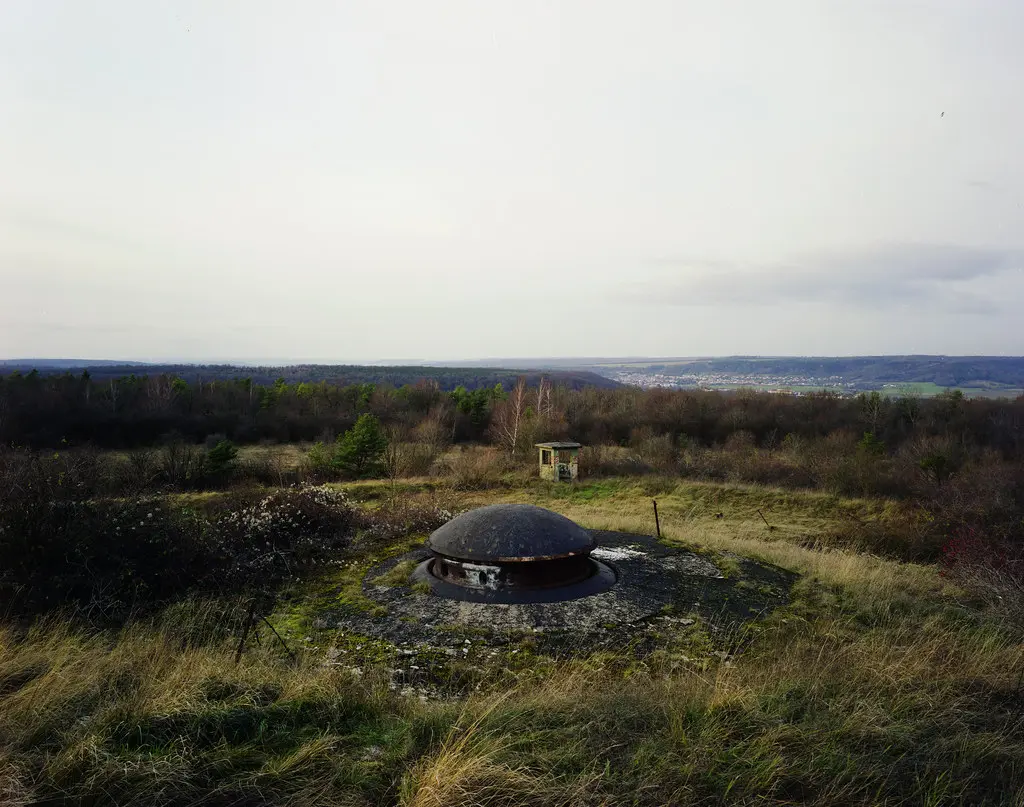 Tourelle à éclipse, fort de Domgermain, France, 2012