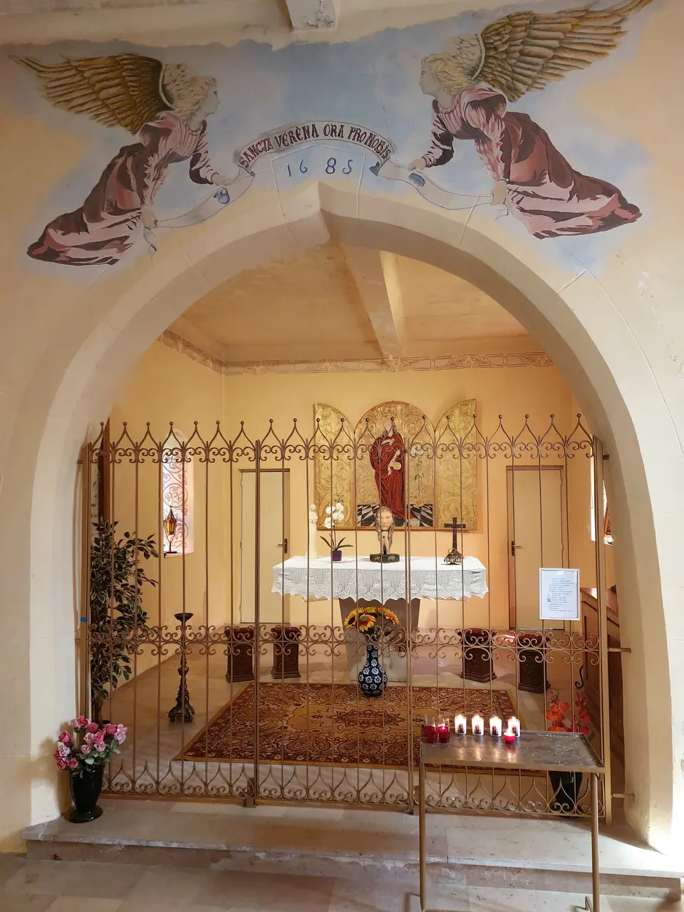 Enchenberg intérieur chapelle ste vérène1