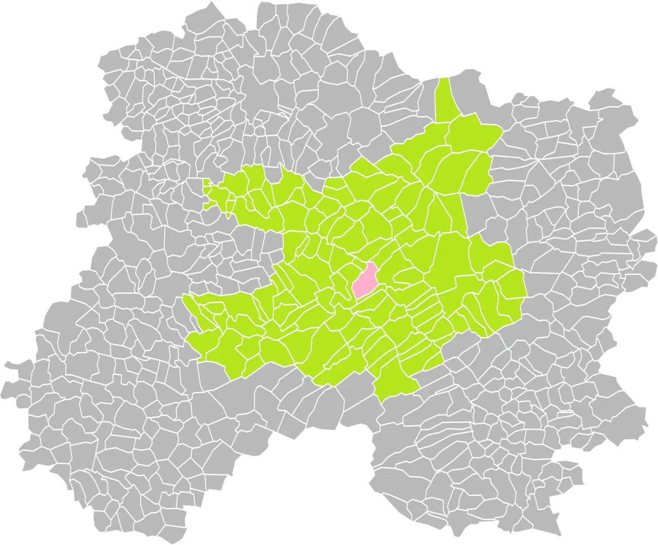 Fagnières (Marne) dans son Arrondissement