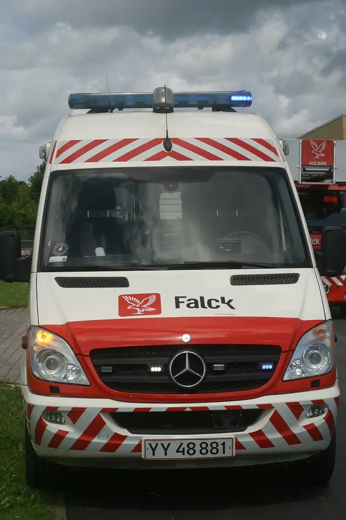 Ambulance fra Falck