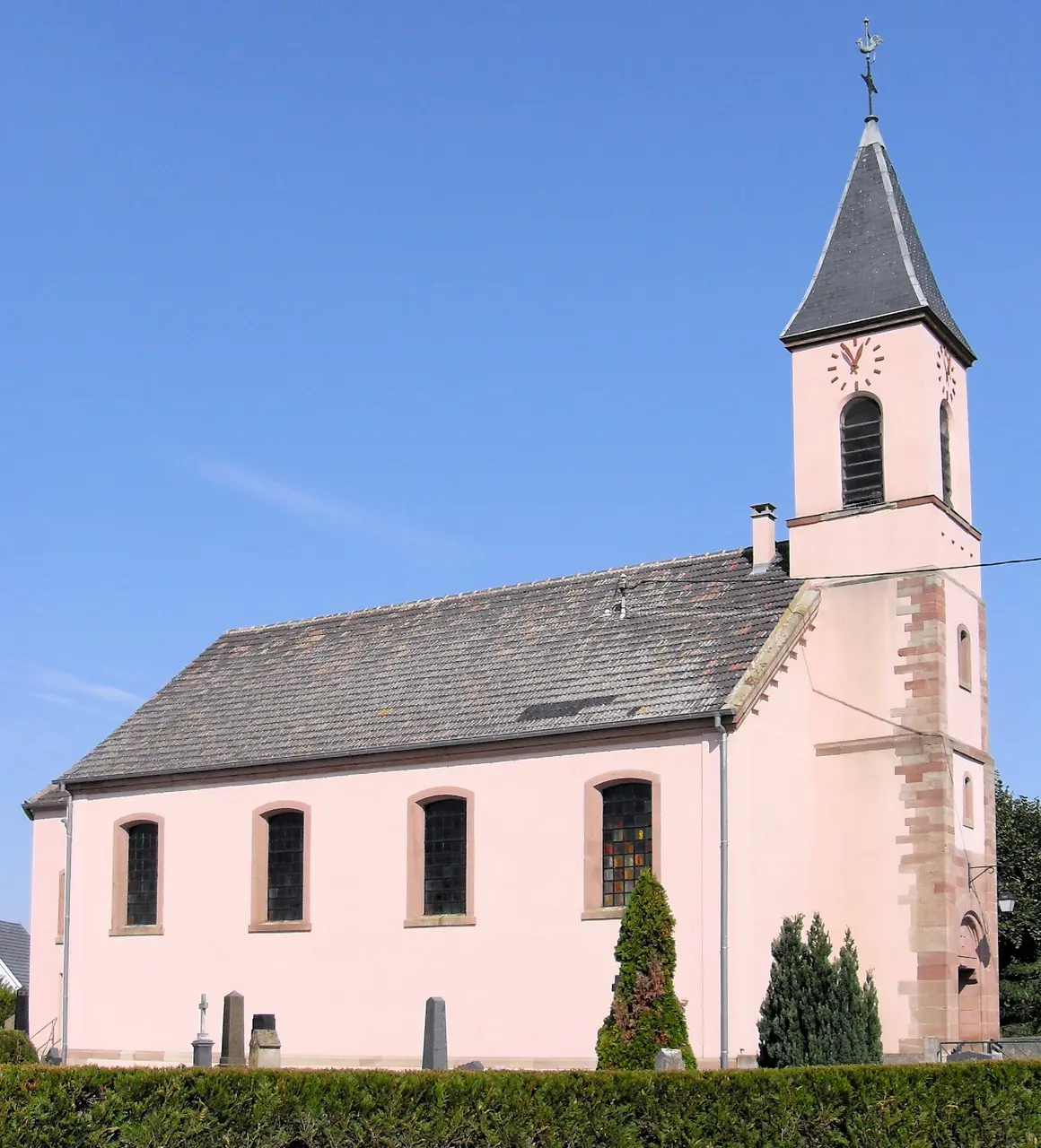 Fortschwihr, Église protestante Saint-Laurent 1