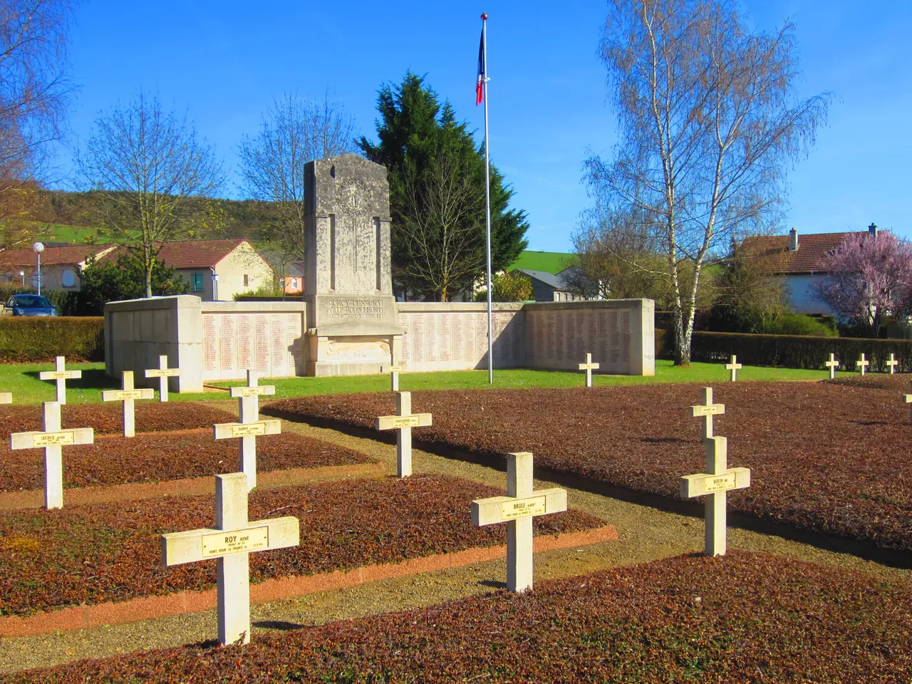 Cimetiere militaire francais Gorcy