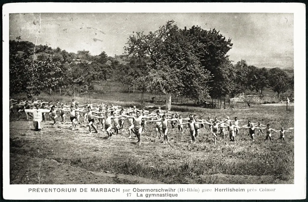 Archiv H372 Préventorium de Marbach, par Obermorschwihr (Haut Rhin) gare Herrlisheim, près Colmar, 1938
