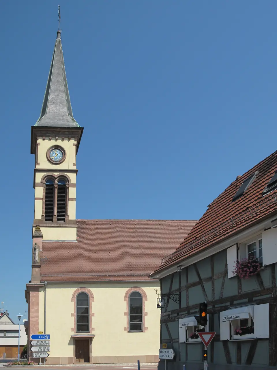 Hésingue, l'église Saint-Laurent foto4 2013-07-21 11.37