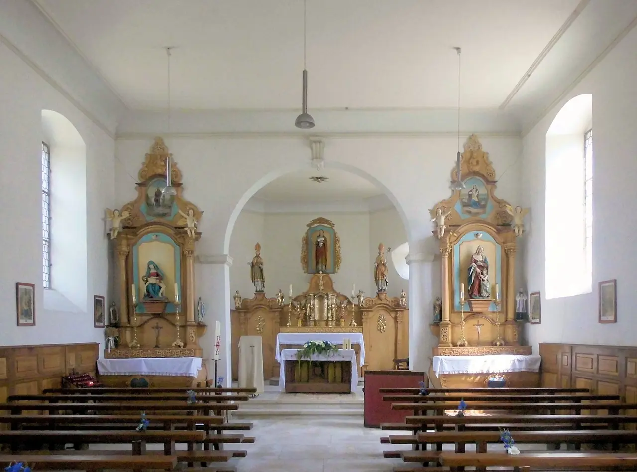 Hirtzbach, Chapelle Sainte-Afre à l'intérieur