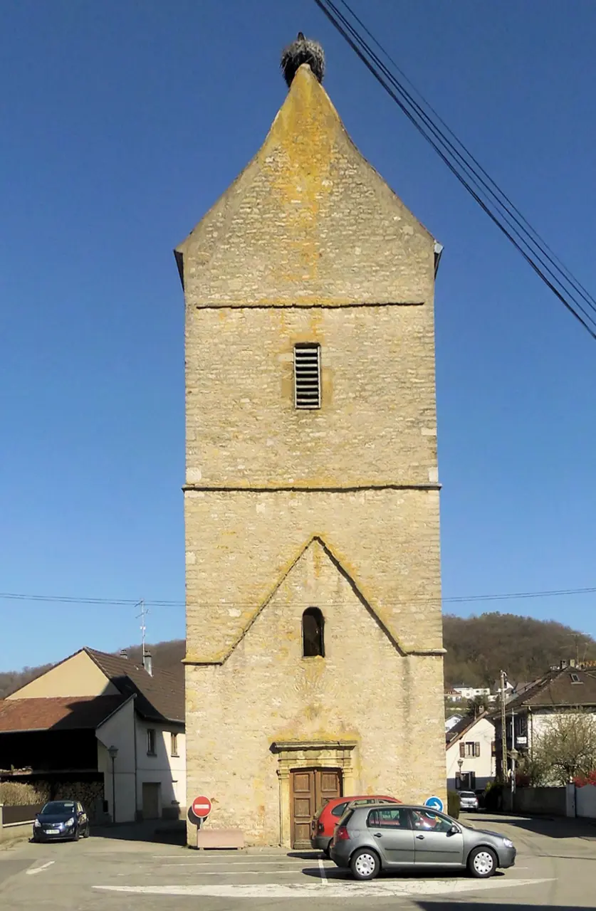 Illfurth, Vestiges du clocher de la chapelle Saint-Nicolas