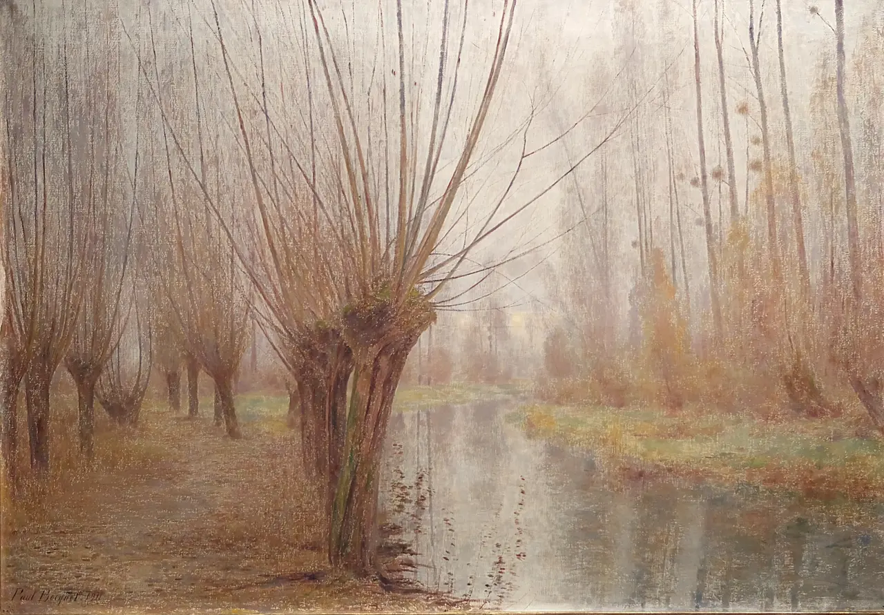 F3519 Reims musee Paul BOCQUET La Vesle en novembre a Joncherie-sur-Vesle rwk