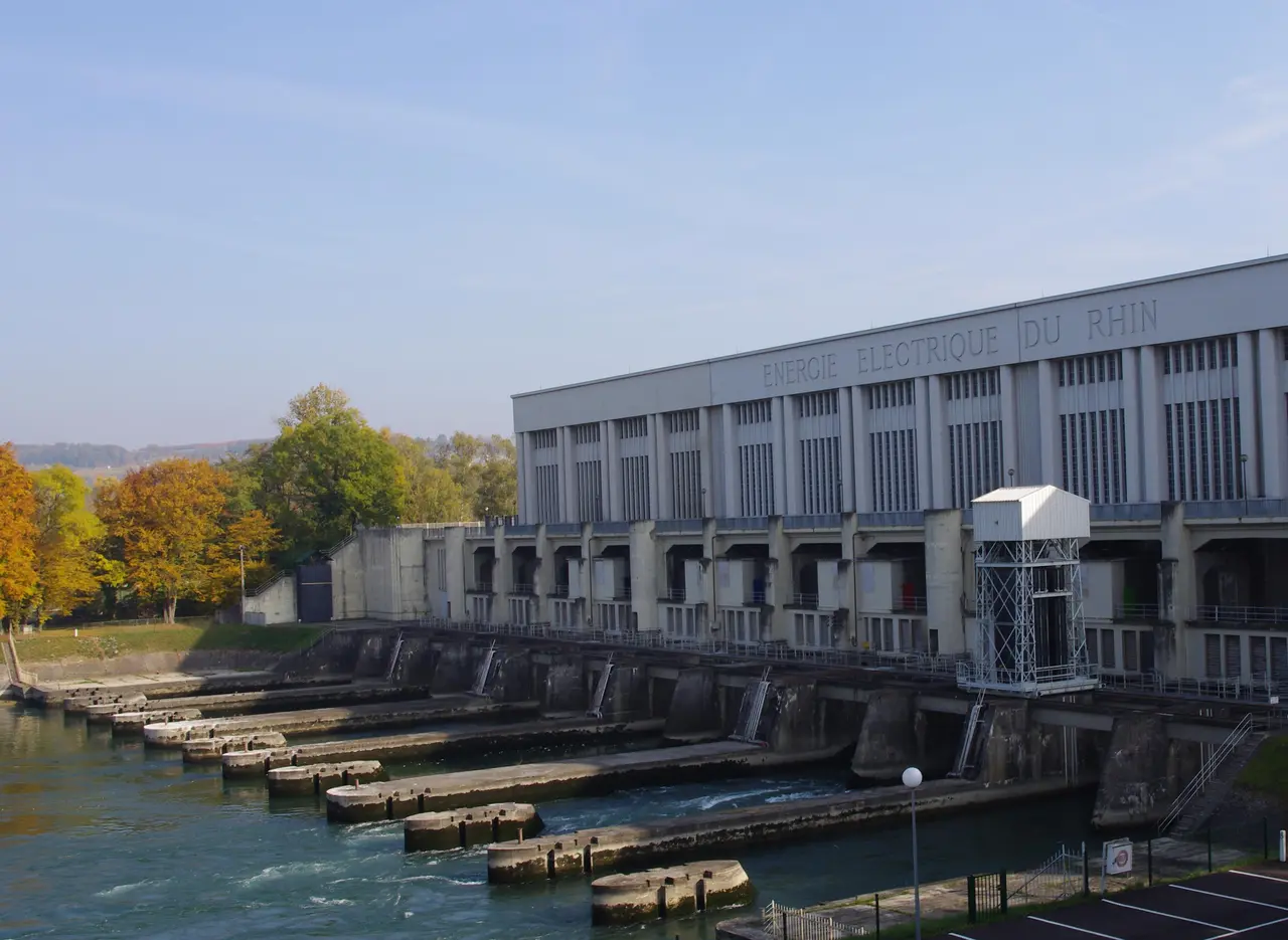 Kembs usine hydro-électrique