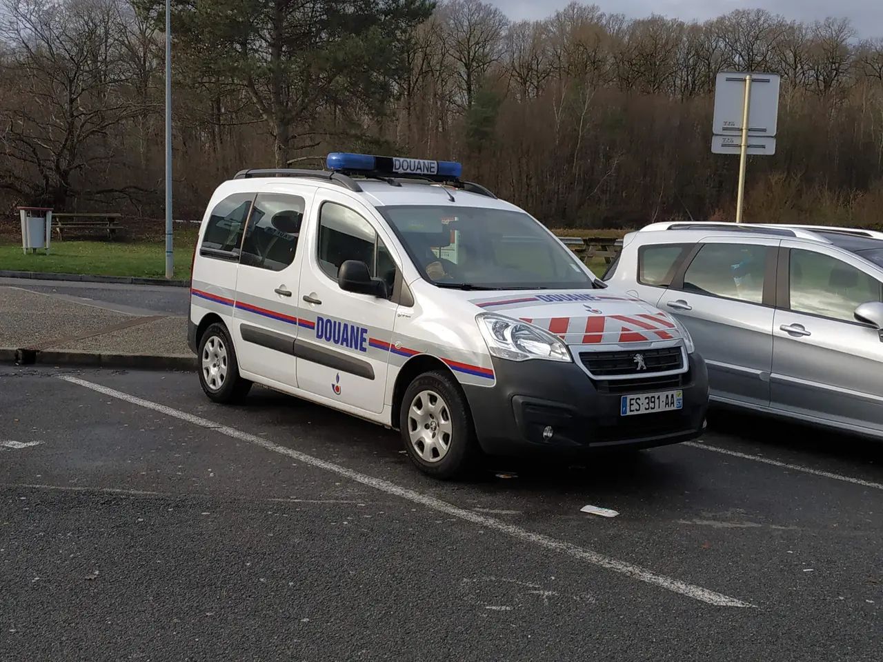 Peugeot Partner, douane française, Keskastel 2019