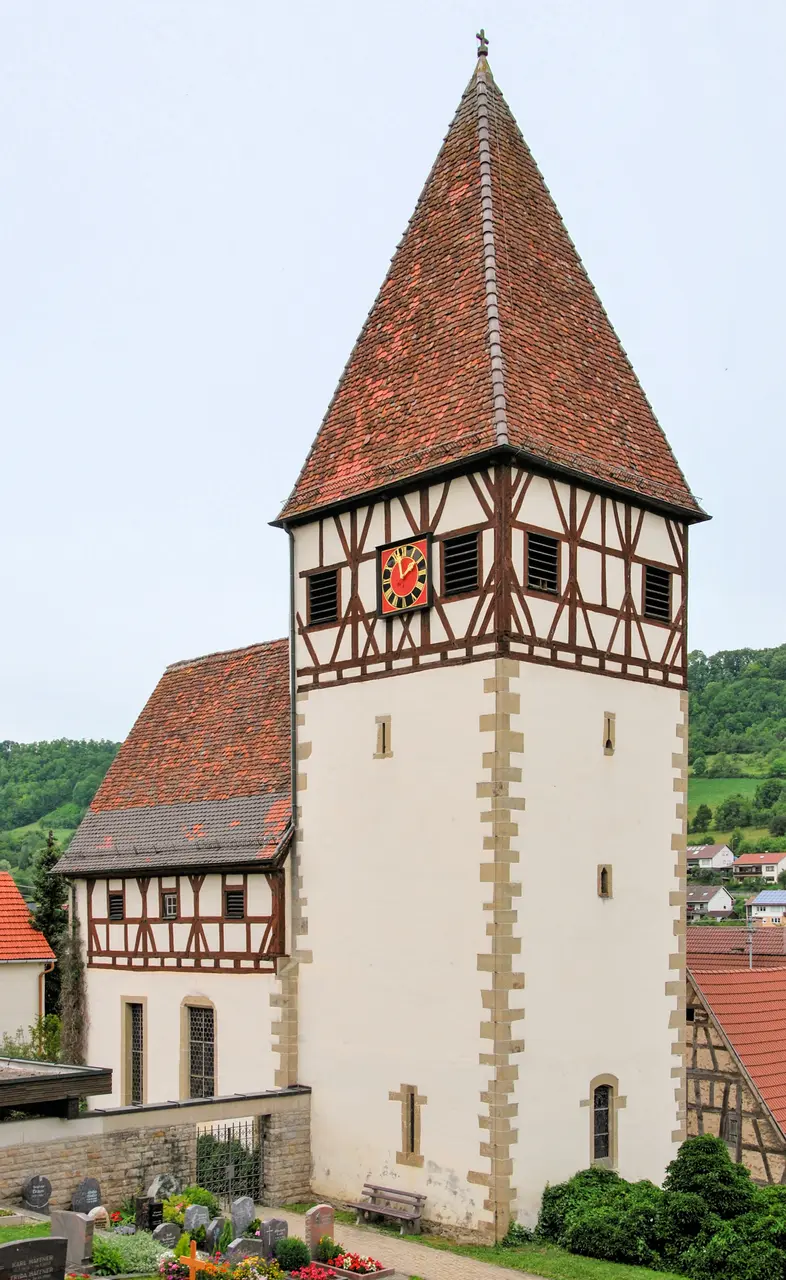 Morsbach Wehrkirche St. Alban und St. Wendelin 01