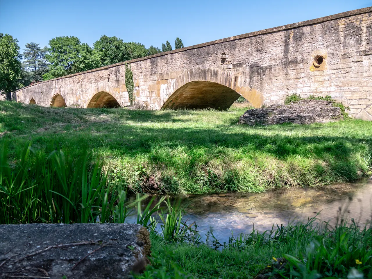 Vieux pont de Moulins-lès-Metz - Face Ouest