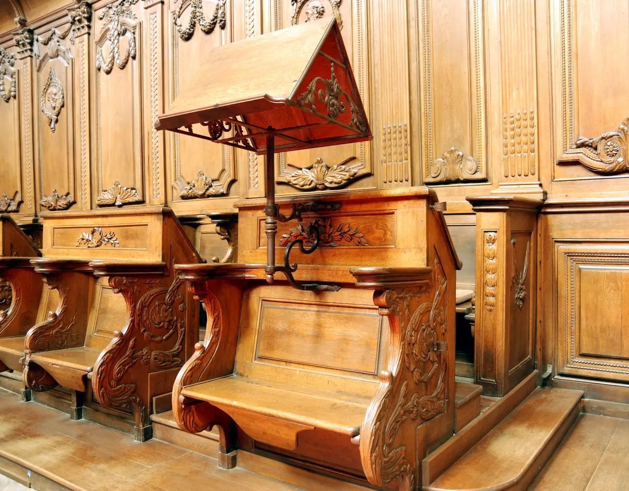 Stiftskirche Niederhaslach Chorgestühl