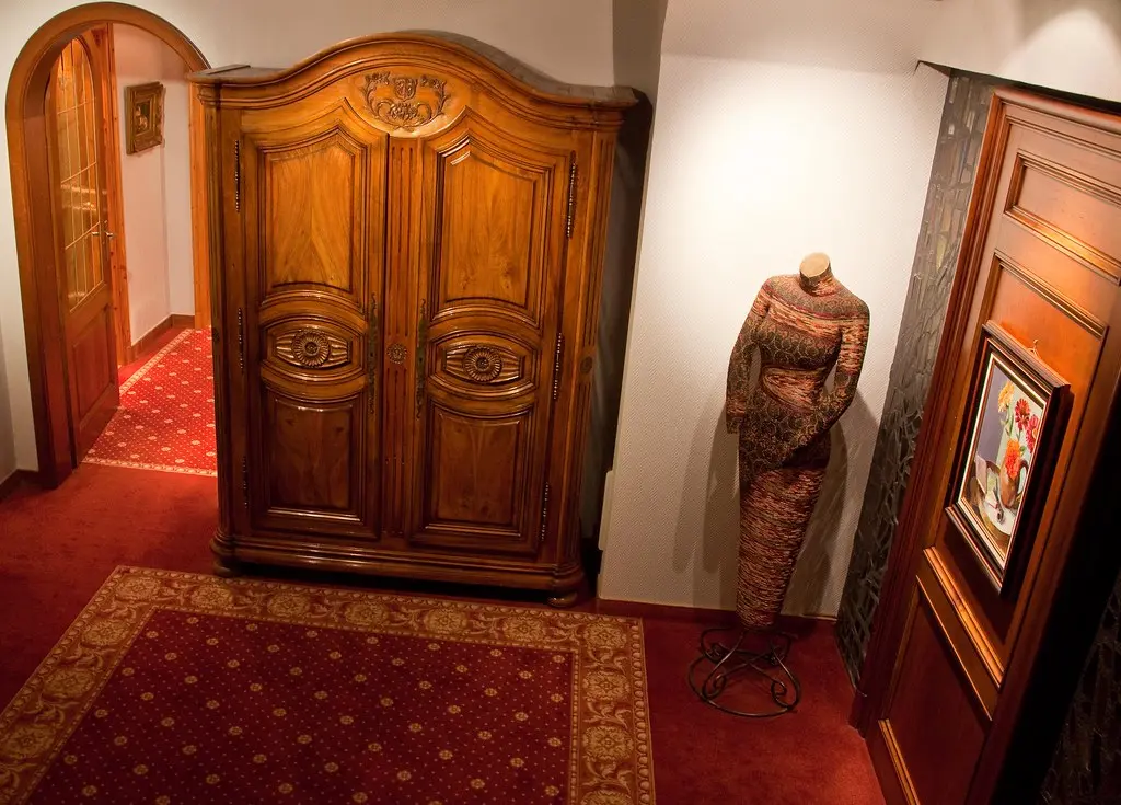 Obernai, Alsace. Park hotel interior.