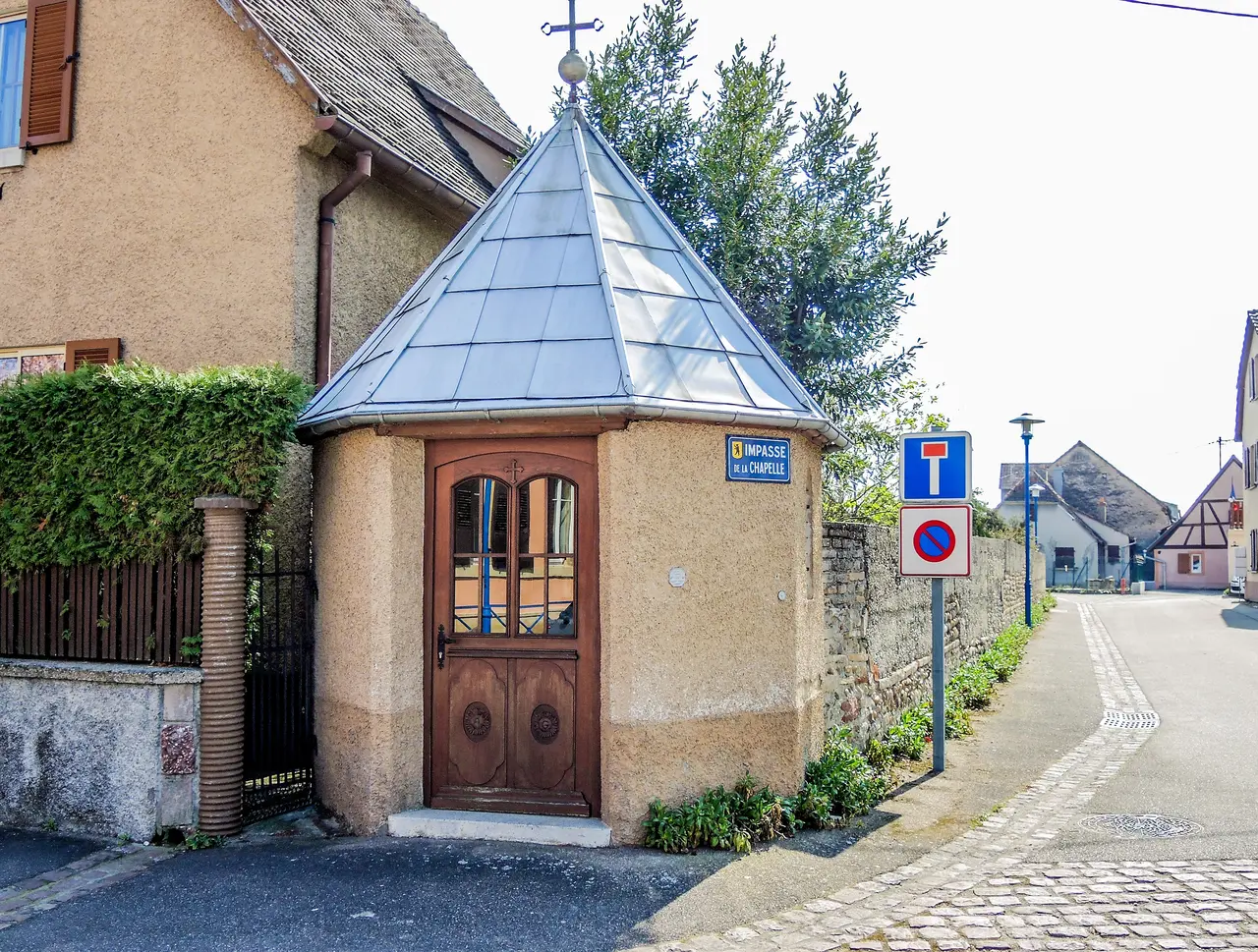 Chapelle, rue Saint--Gall. Obersaasheim