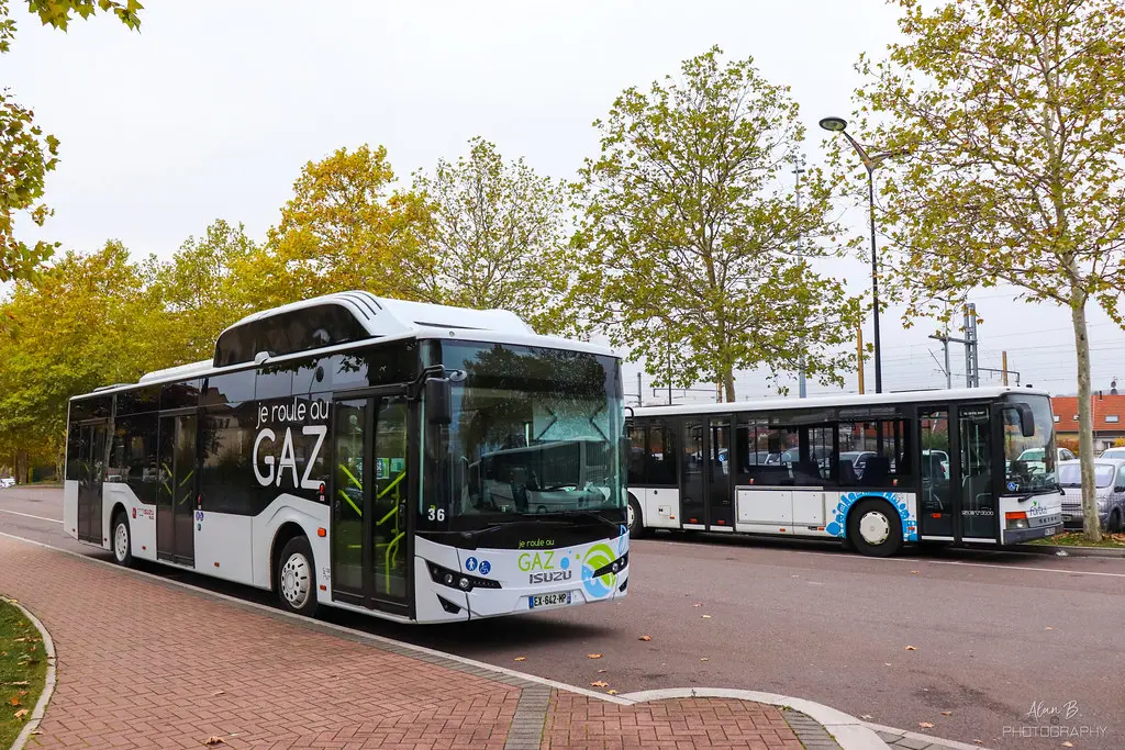 Forbus / Isuzu Citiport GNV n°36 Ex-Démonstration Isuzu et Setra S315 NF n°7