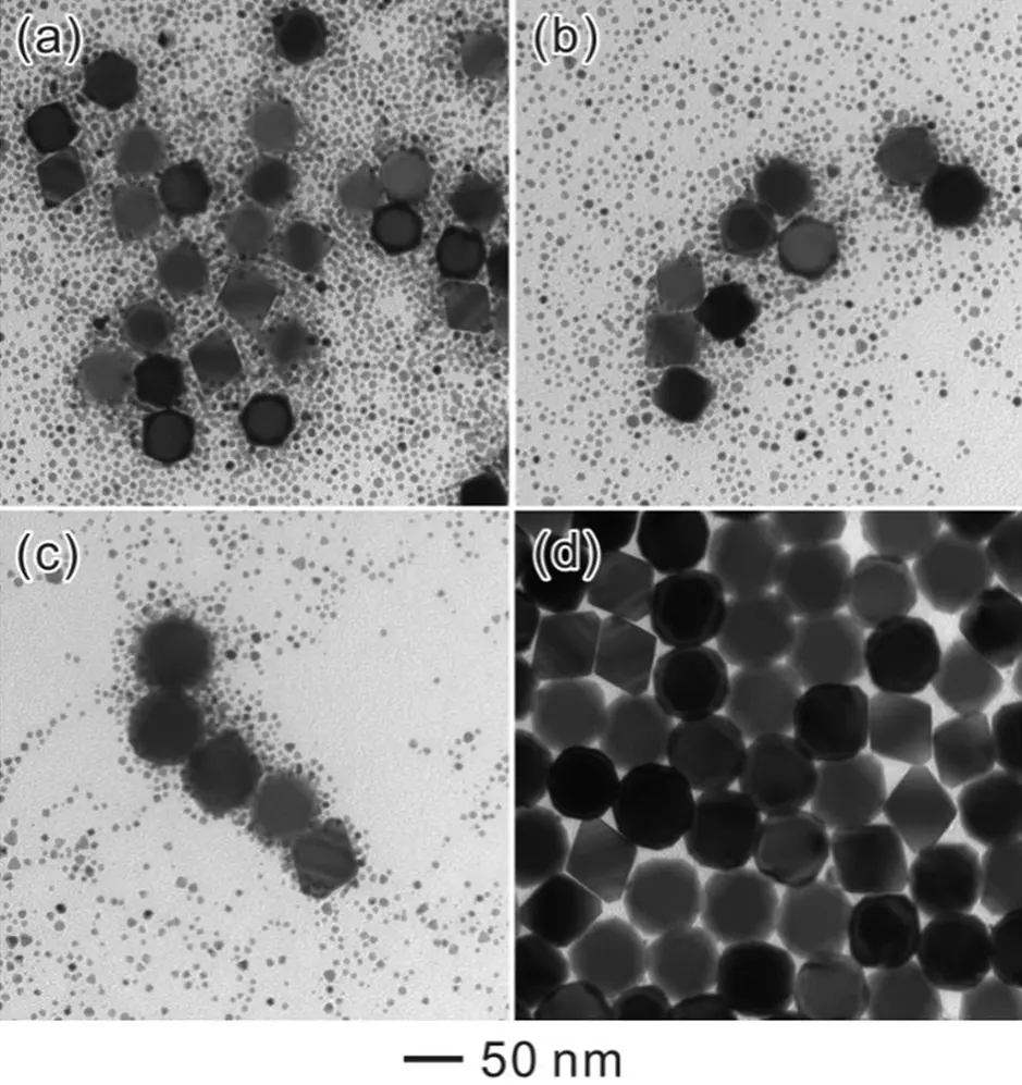 TEM of Ostwald ripening in Pd nanoparticles