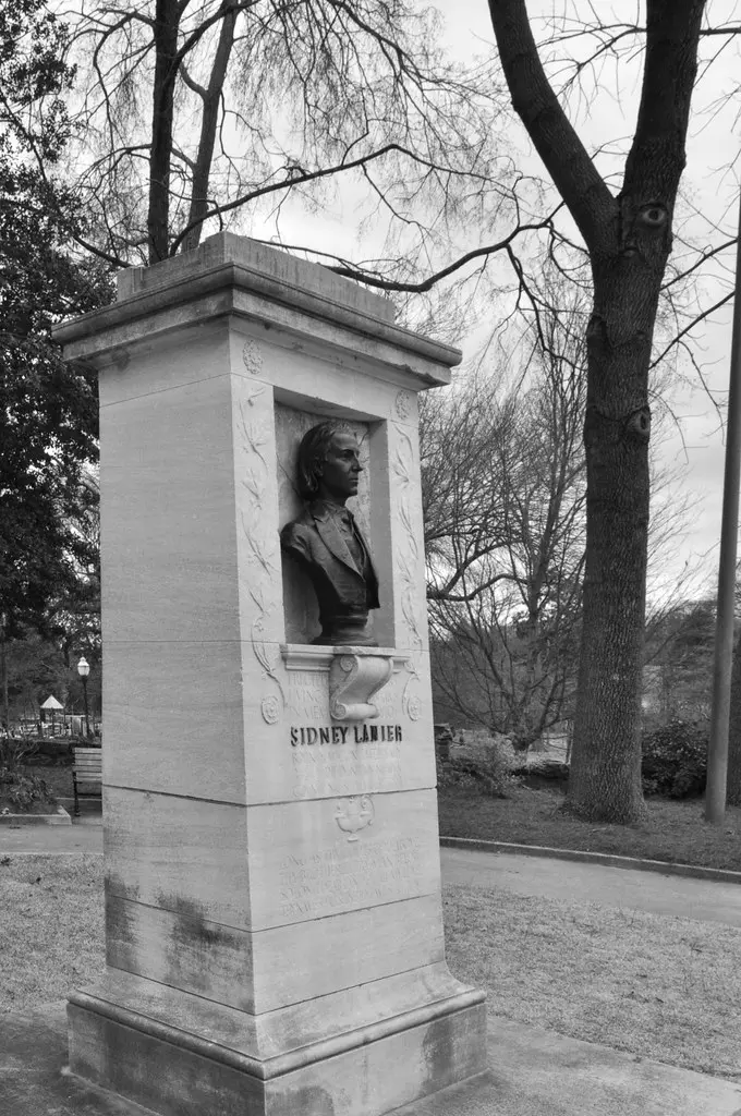 New Sidney Lanier Monument at Piedmont Park - Unveiled Today and Re-dedicated