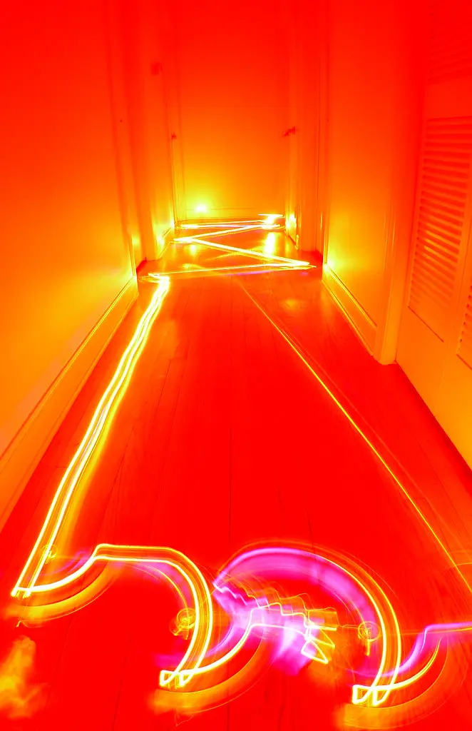 romba led hallway test