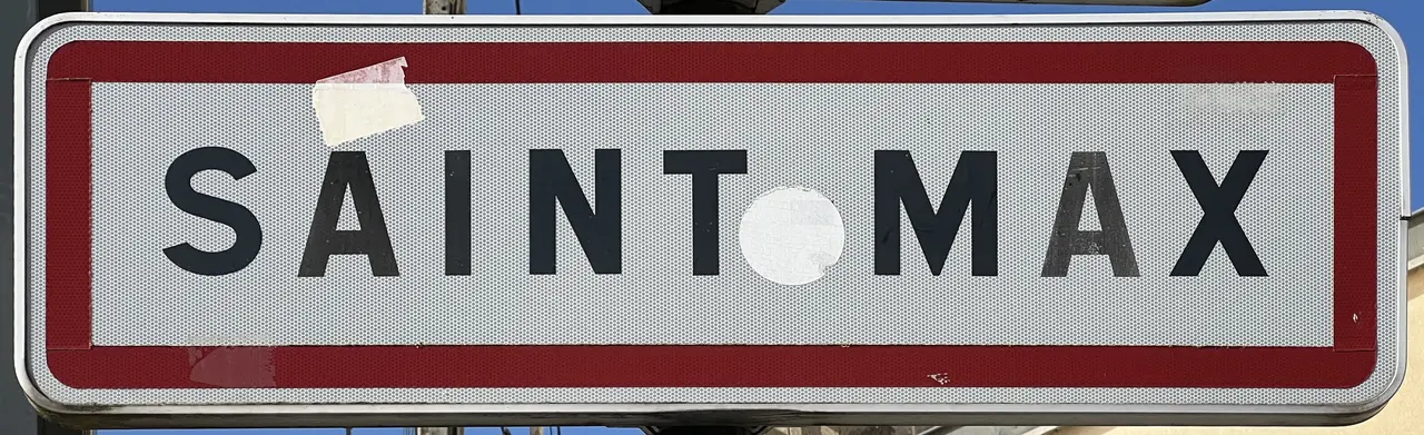 Panneau Entrée Saint Max Rue Louis Barthou - Saint-Max (FR54) - 2022-02-26 - 1