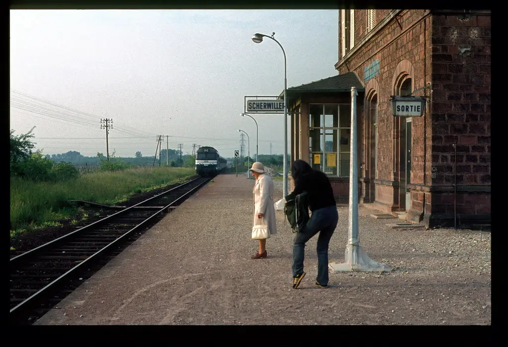 1980 Gare SNCF de Scherwiller, Alsace