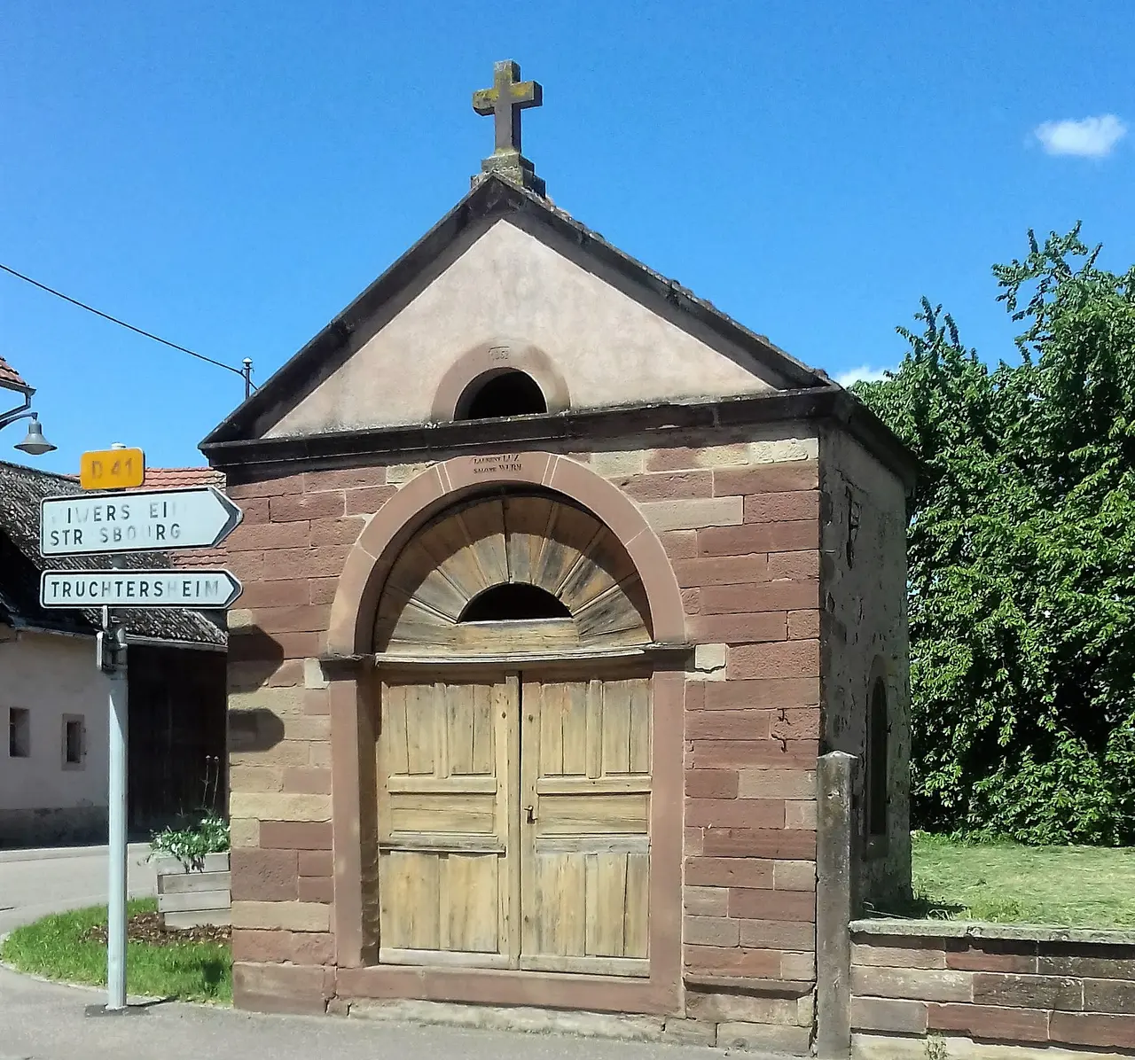 Schnersheim chapelle route strasbourg2