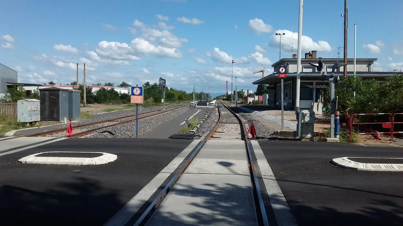 Gare de Schweighouse-sur-Moder travaux