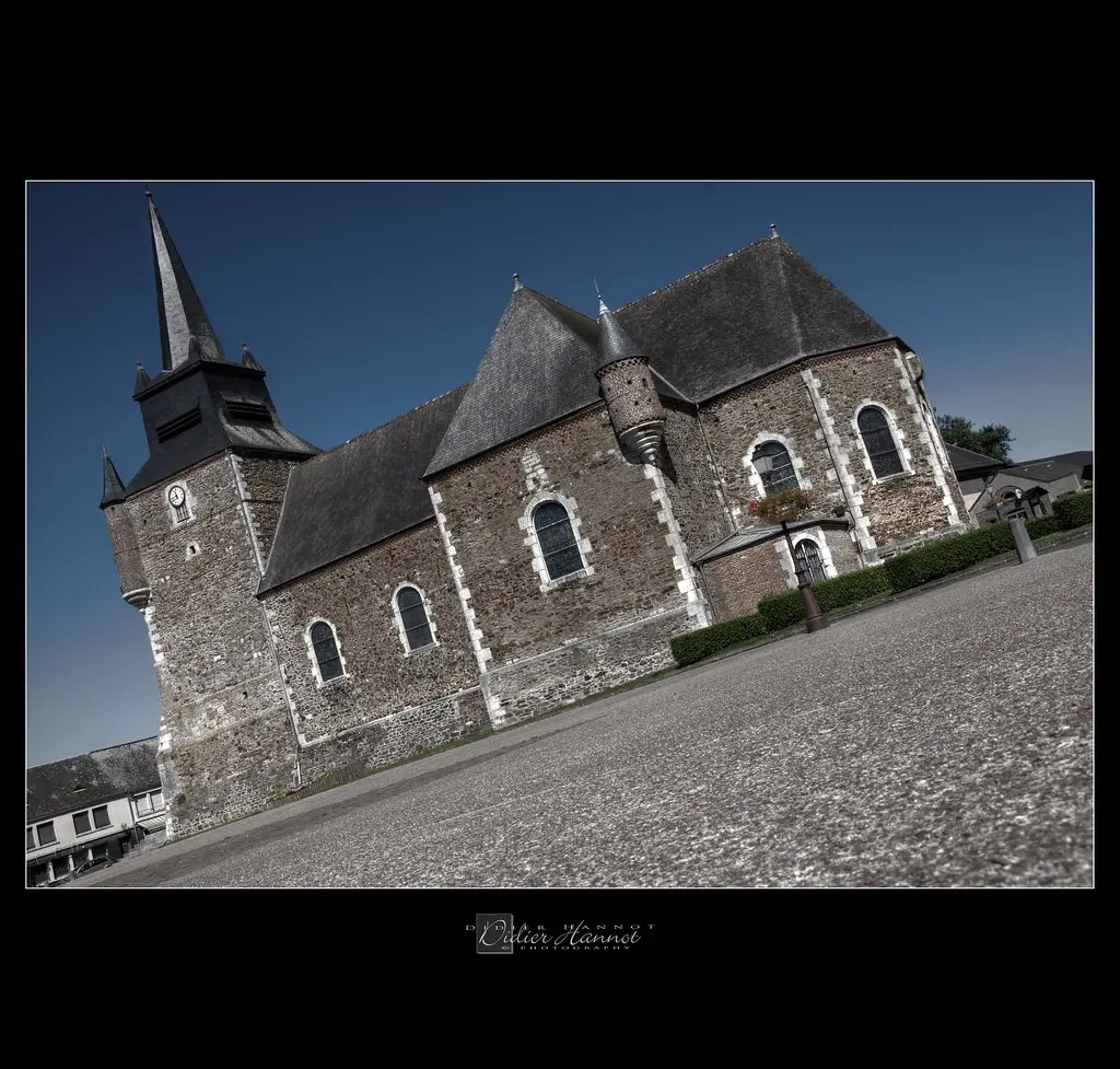Fortified church of Signy-le-Petit | Eglise fortifiée de Signy-le-Petit - #DH130 Post-traitement | Post-processing