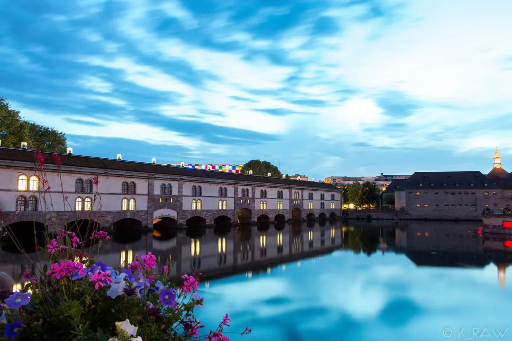 Strasbourg by night - Le barrage Vauban