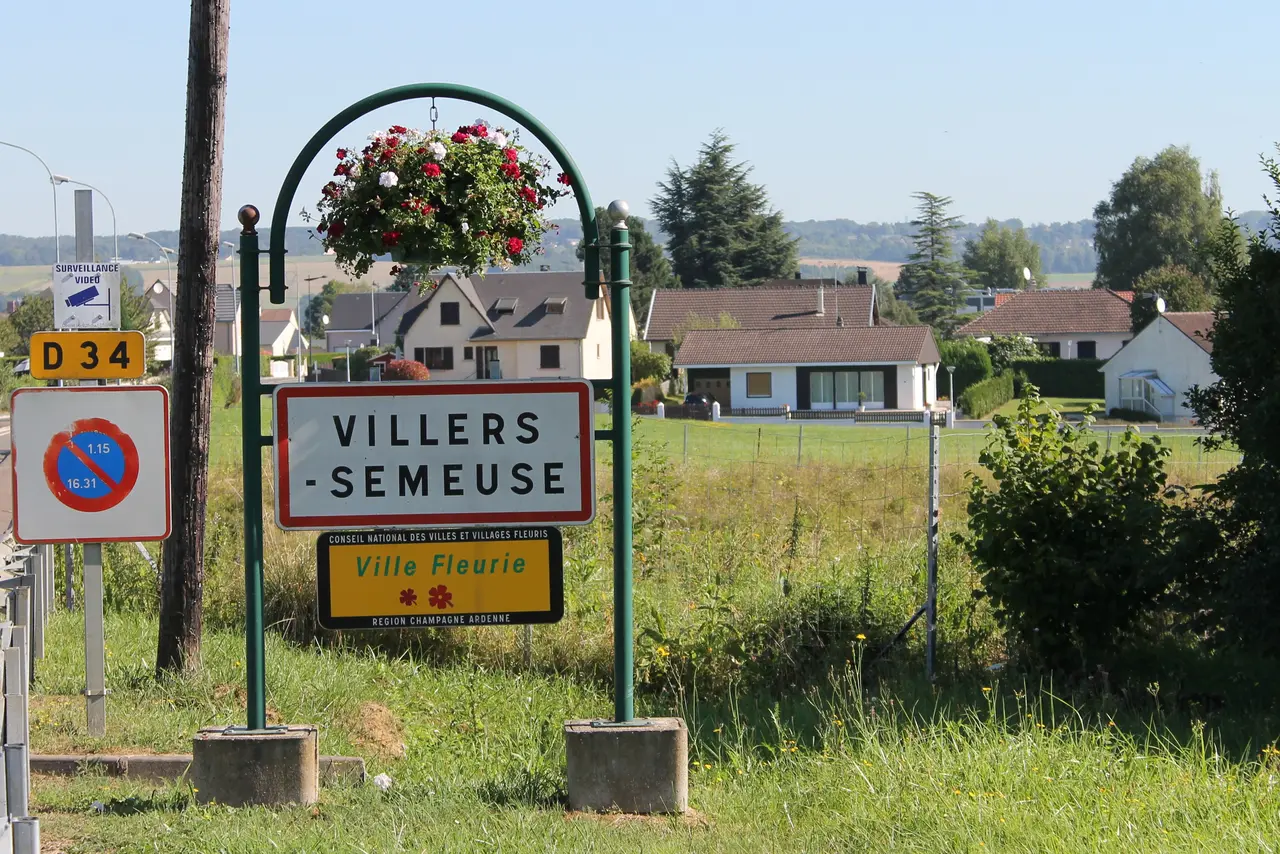 Une des entrées de la commune de Villers-Semeuse
