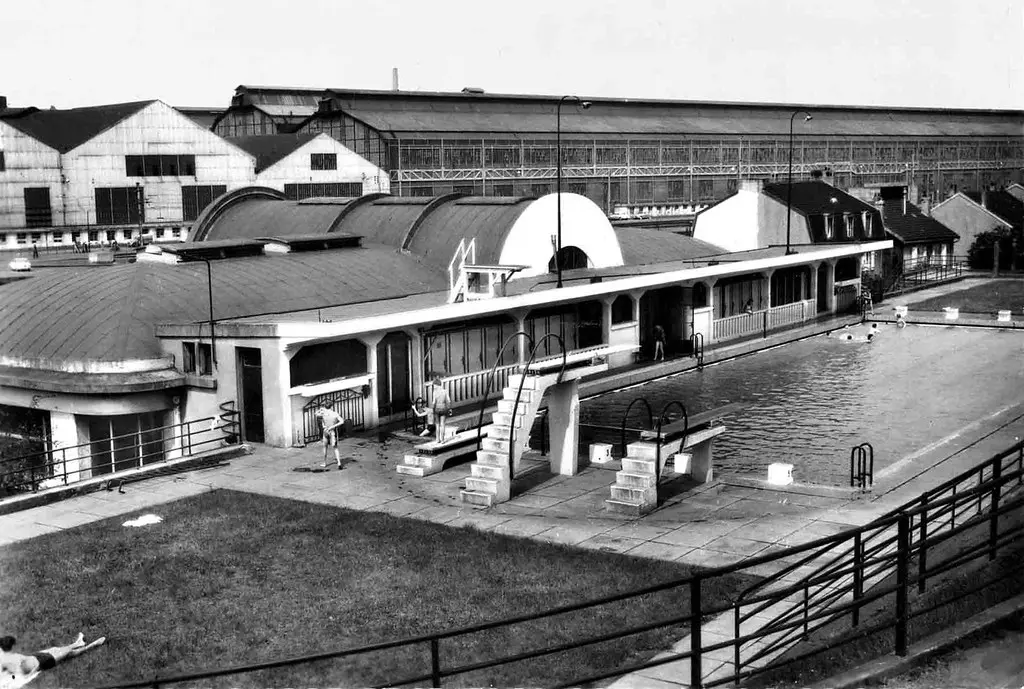 Villerupt Audun le tiche La piscine de Micheville en 1960