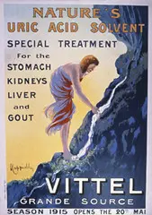 Vittel old poster (1915)