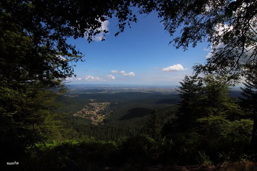 Wangenbourg-Engenthal depuis le Schneeberg, Bas-Rhin (67)